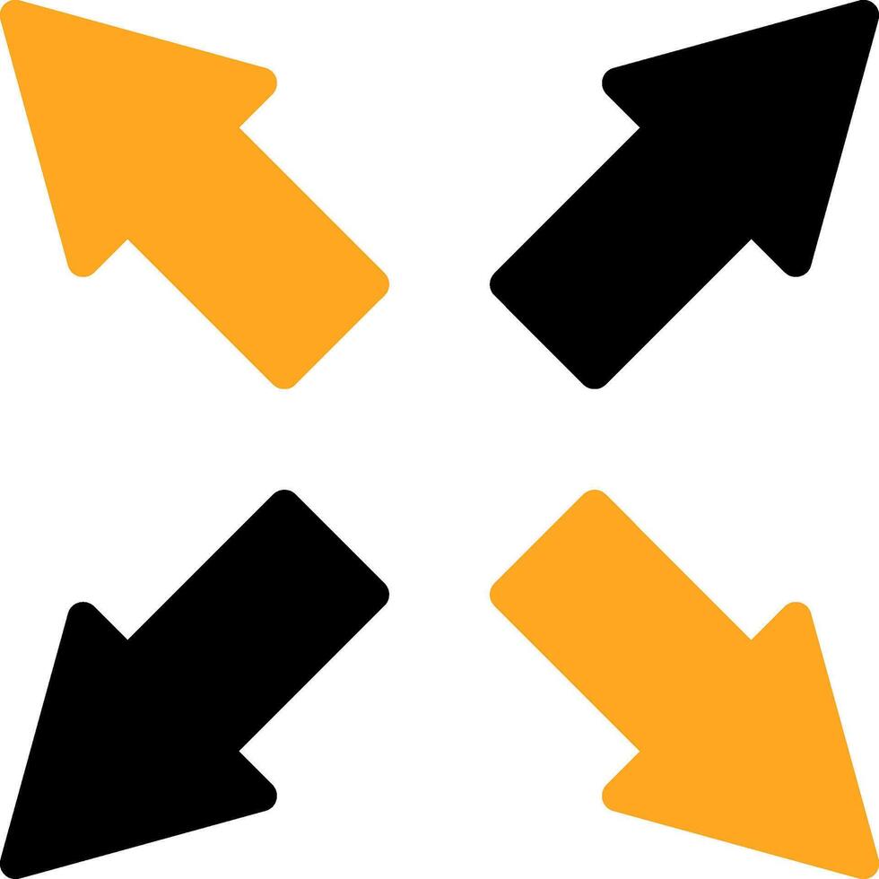 Maximize Colorful Icon vector