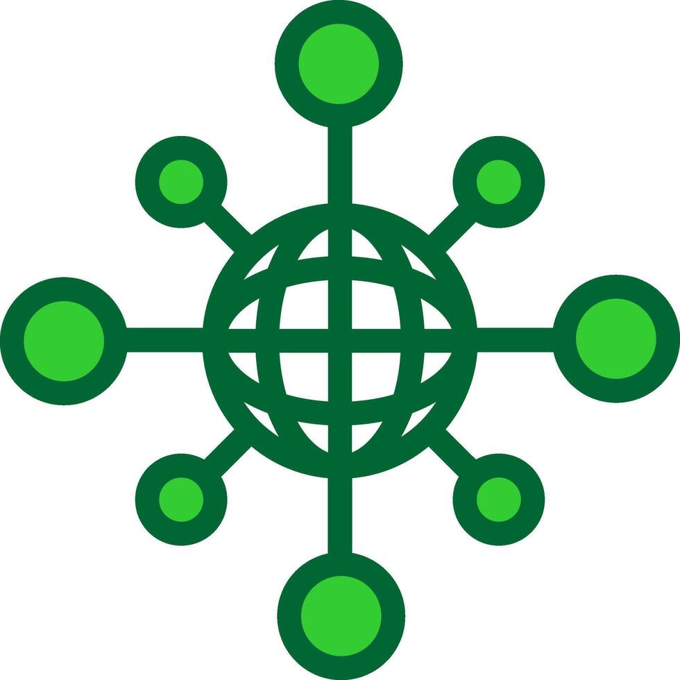 Worldwide Colorful Icon vector