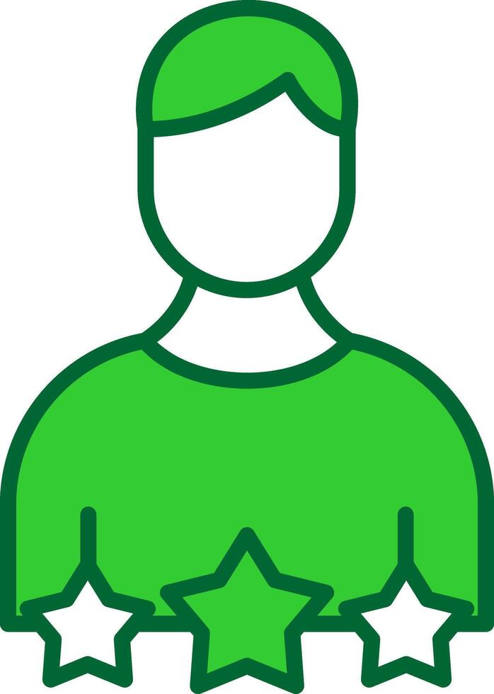 Role Model Colorful Icon vector