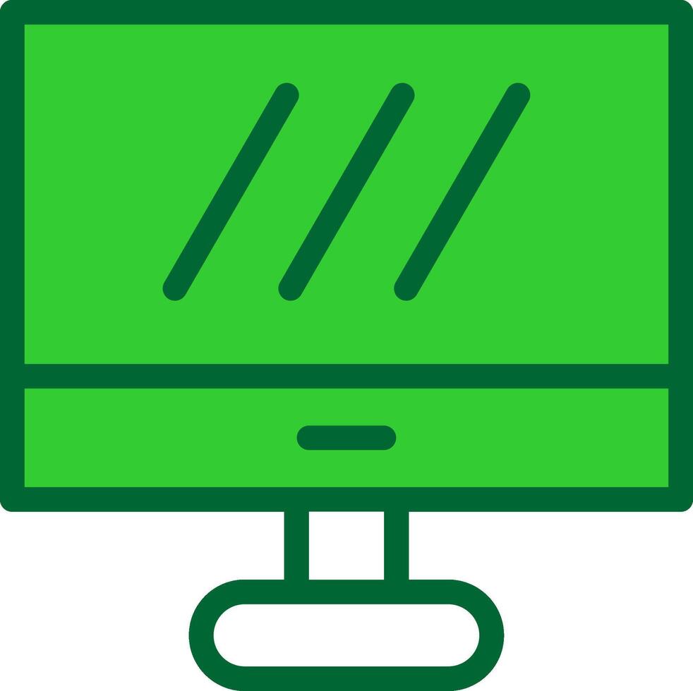 Computer screen Colorful Icon vector