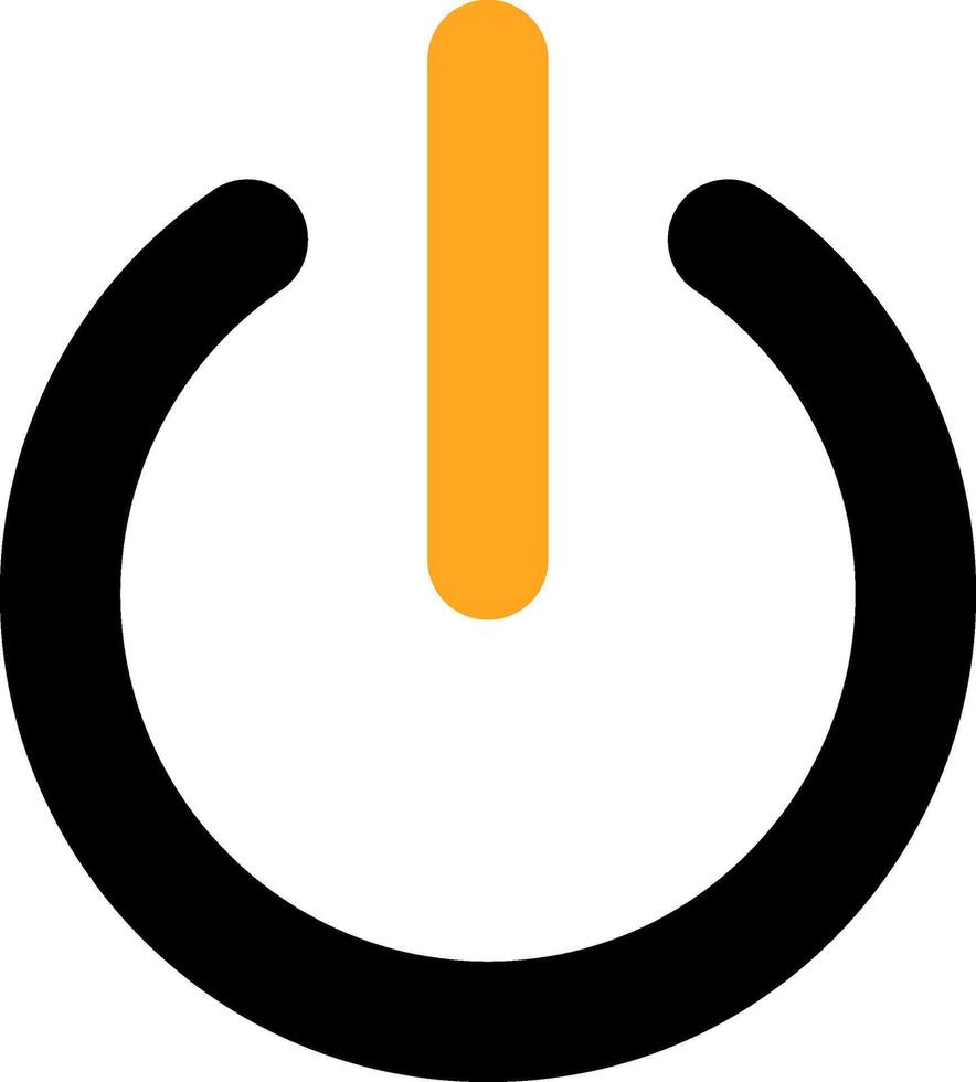 Power Colorful Icon vector