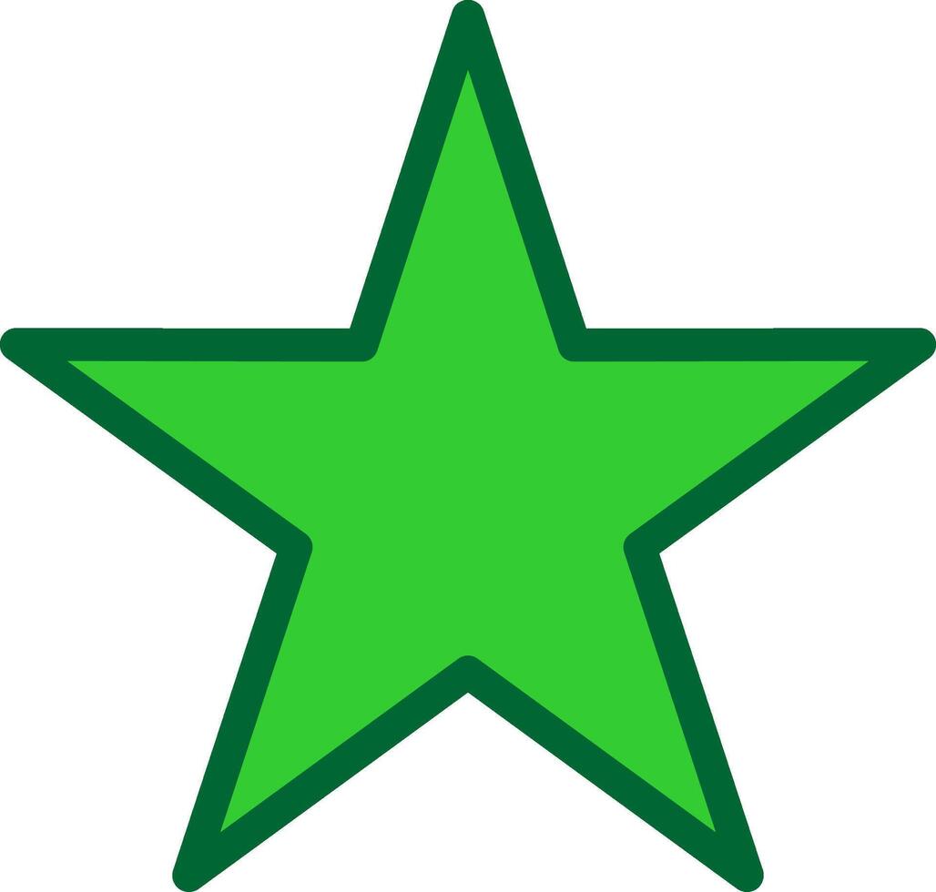 Star Colorful Icon vector