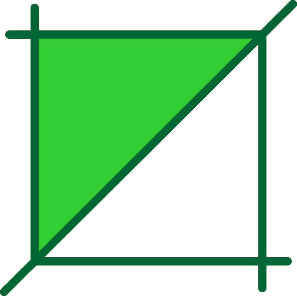 Crop Colorful Icon vector