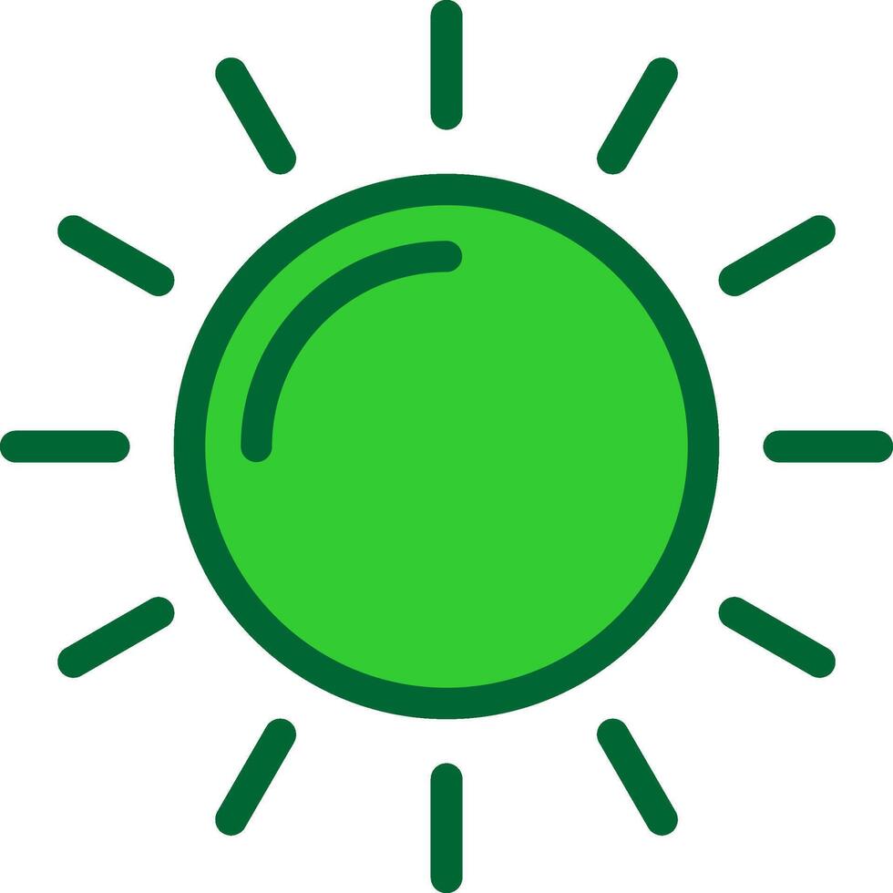 Sun Colorful Icon vector