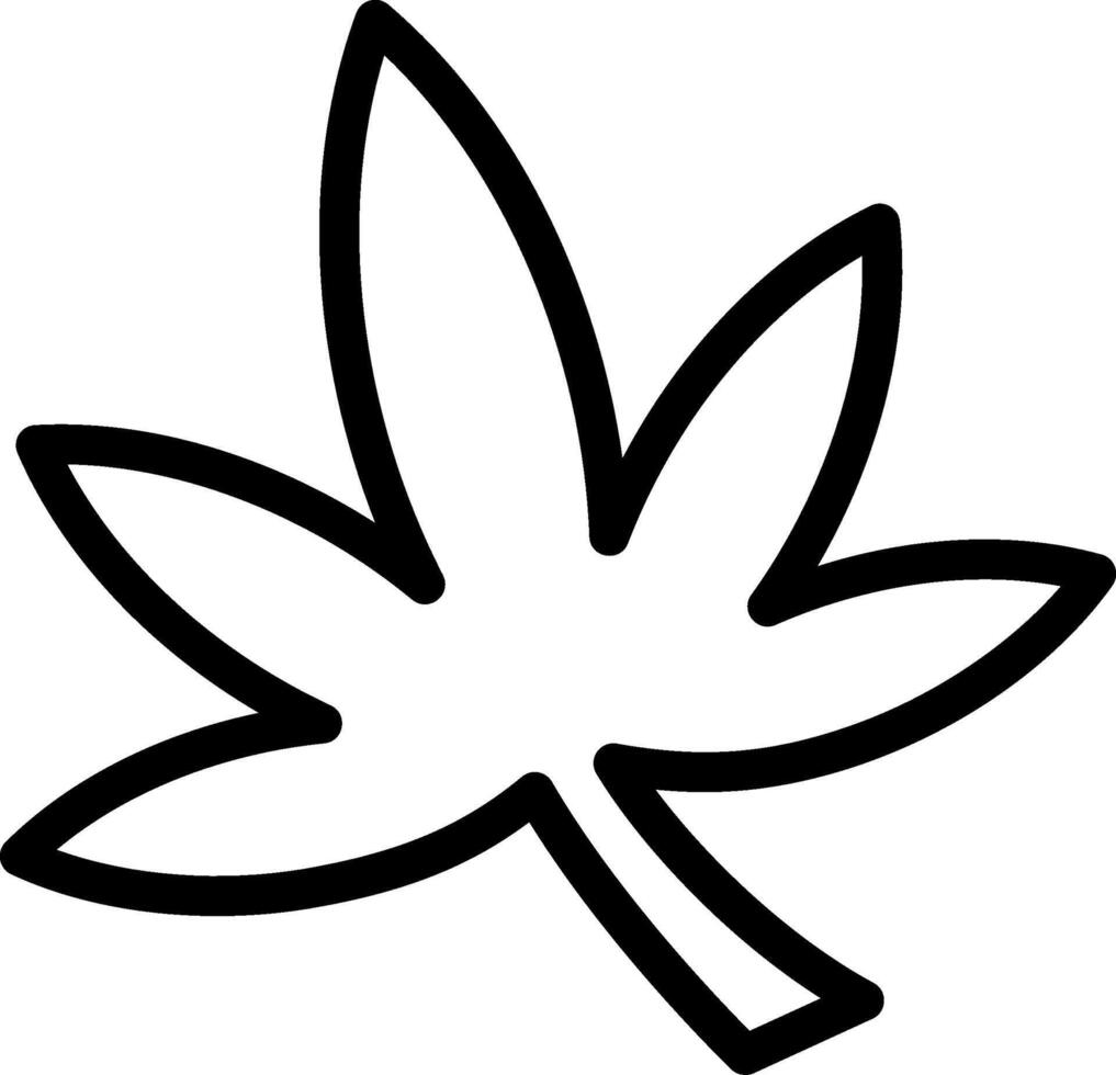 Weed Colorful Icon vector