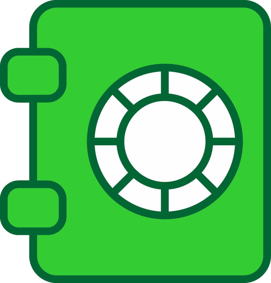 Safe Colorful Icon vector