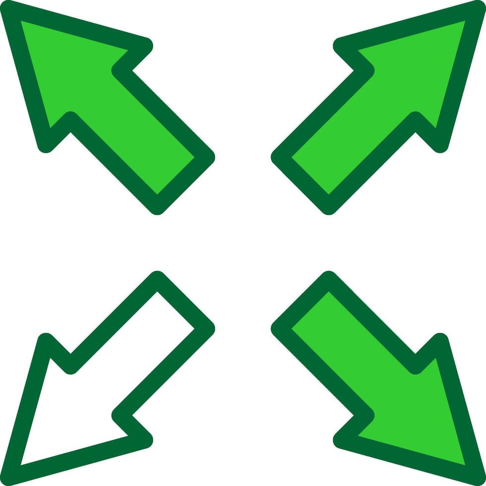 Maximize Colorful Icon vector