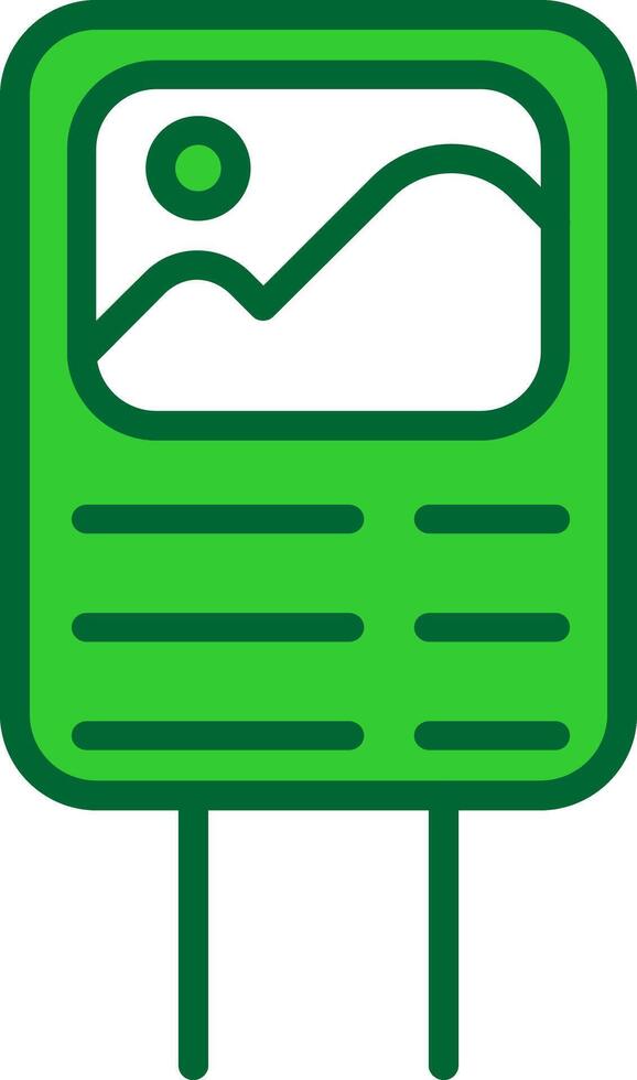 Poster Colorful Icon vector