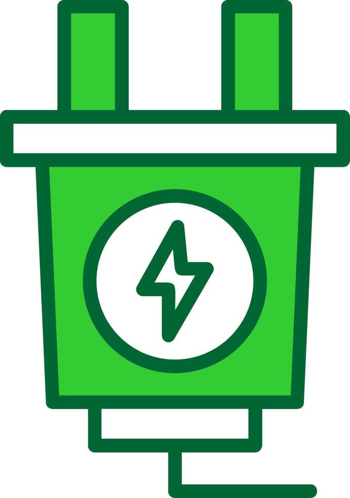Power Plug Colorful Icon vector