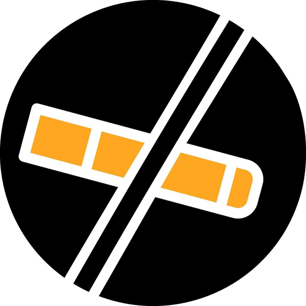 Smoking Free Colorful Icon vector