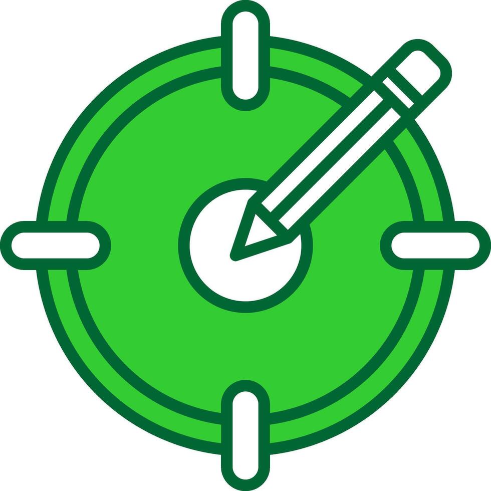 Target Audience Colorful Icon vector