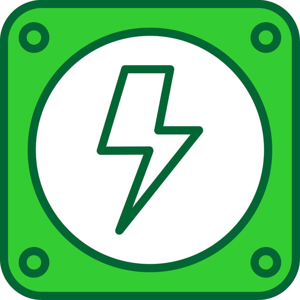 Electricity Colorful Icon vector
