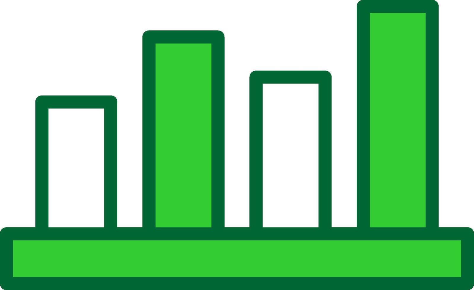 Statistic Colorful Icon vector