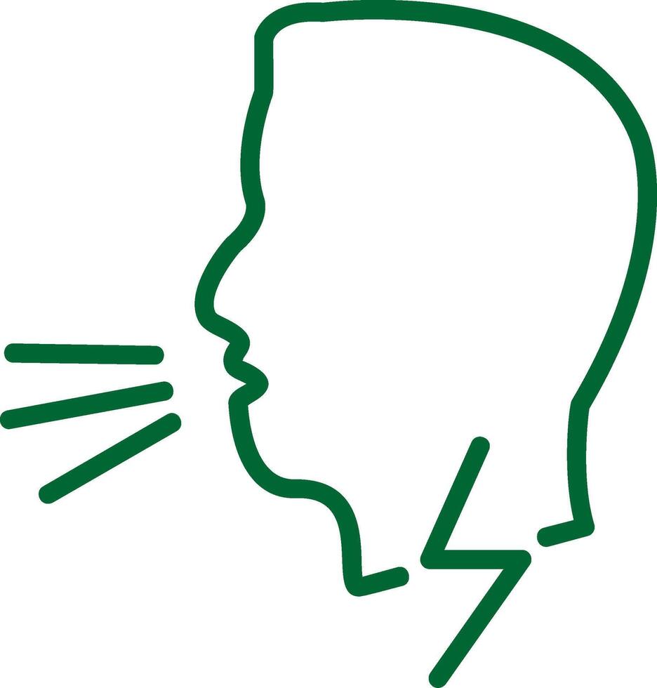 Difficult Breathing Colorful Icon vector
