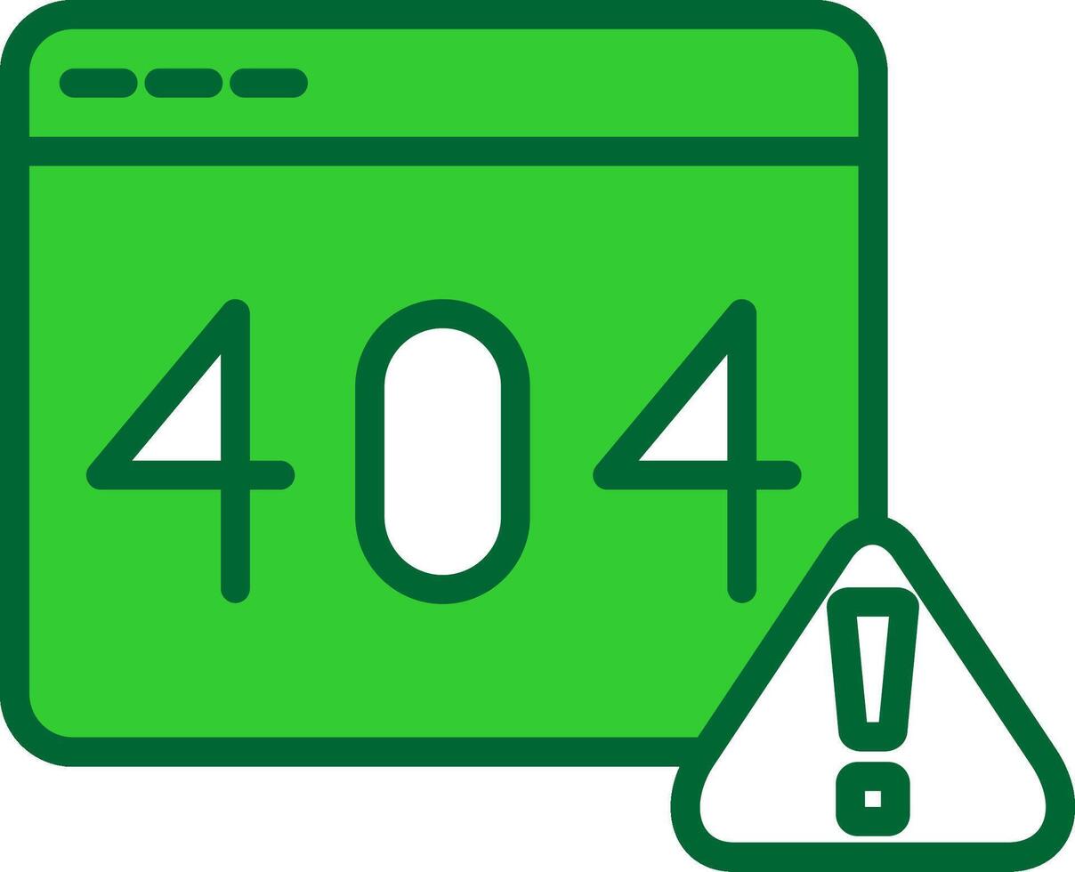 Error404 Colorful Icon vector