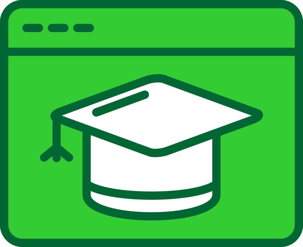 E - Learning Colorful Icon vector