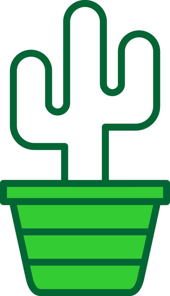 Cactus Colorful Icon vector