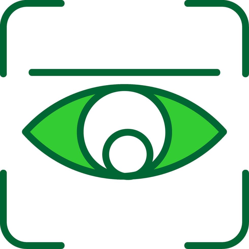 Retina Colorful Icon vector