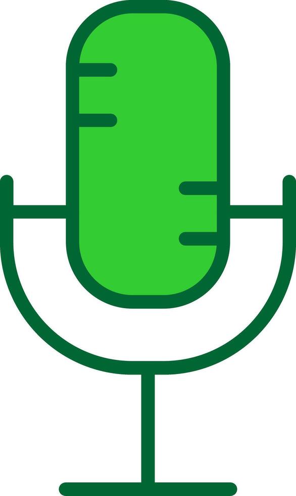 Microphone Colorful Icon vector