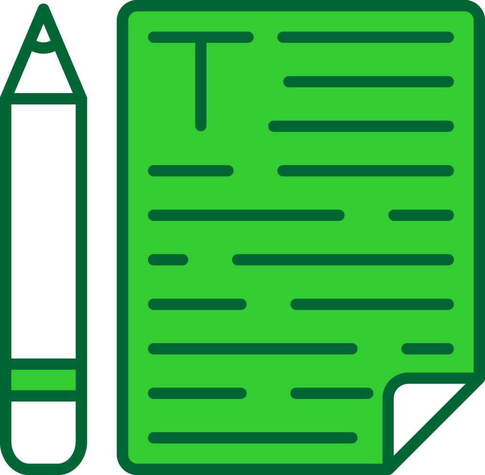 Copywriter Colorful Icon vector