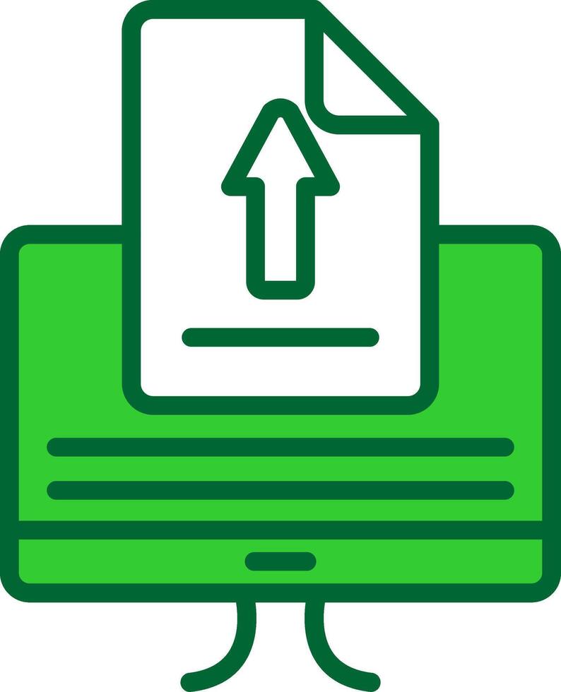 Upload Colorful Icon vector