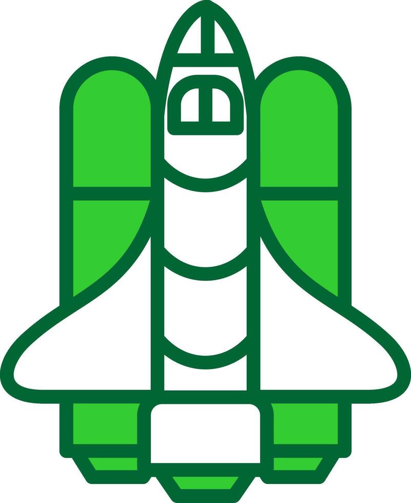 Spaceship Colorful Icon vector