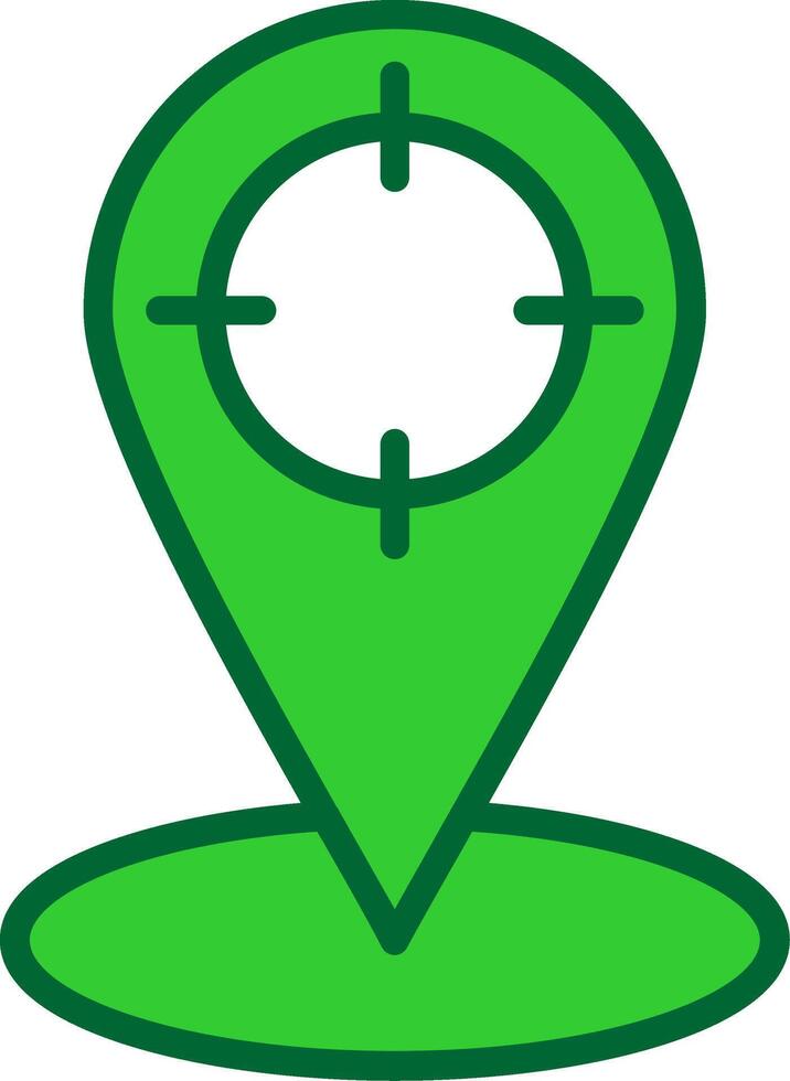 Location Marker Colorful Icon vector