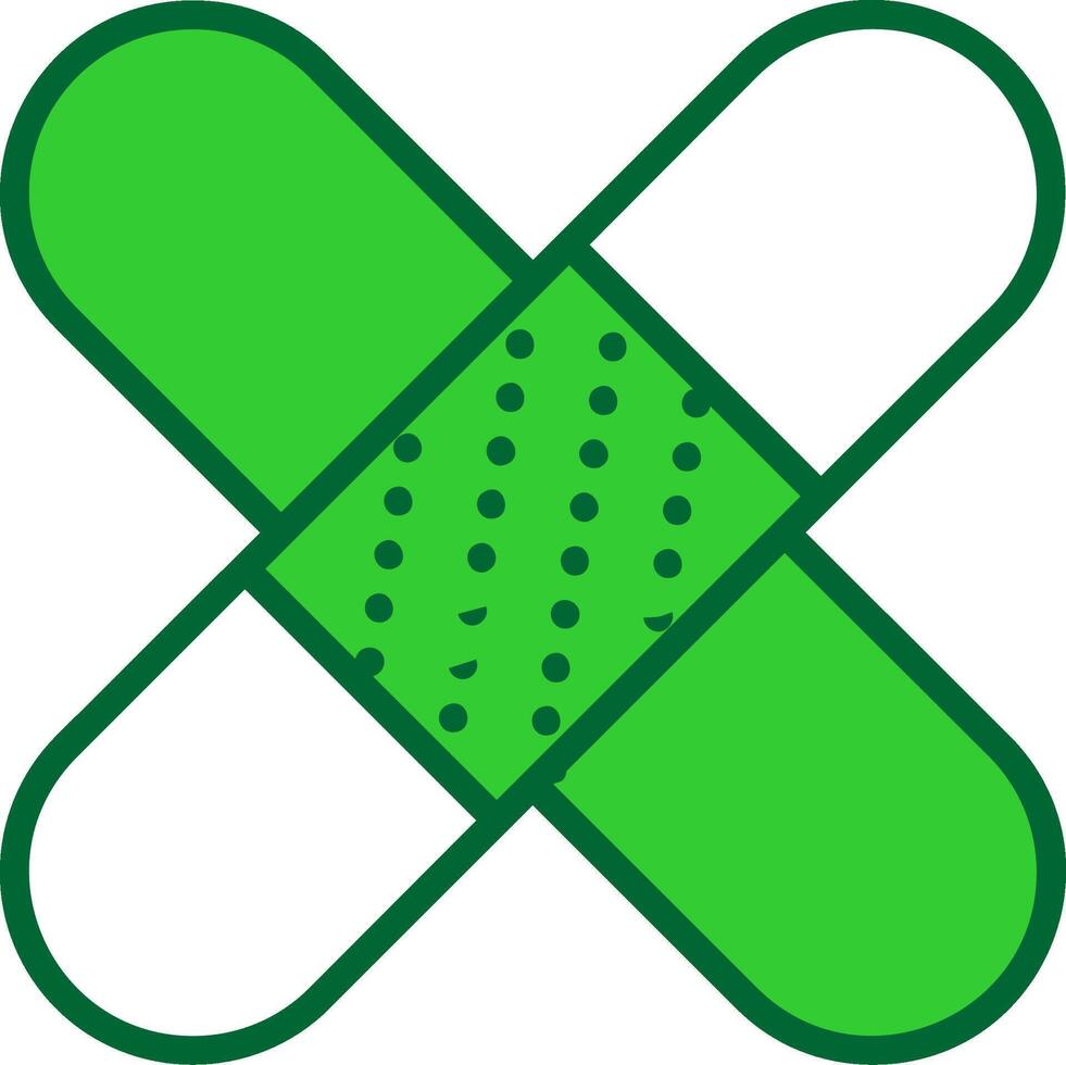 Bandage Colorful Icon vector
