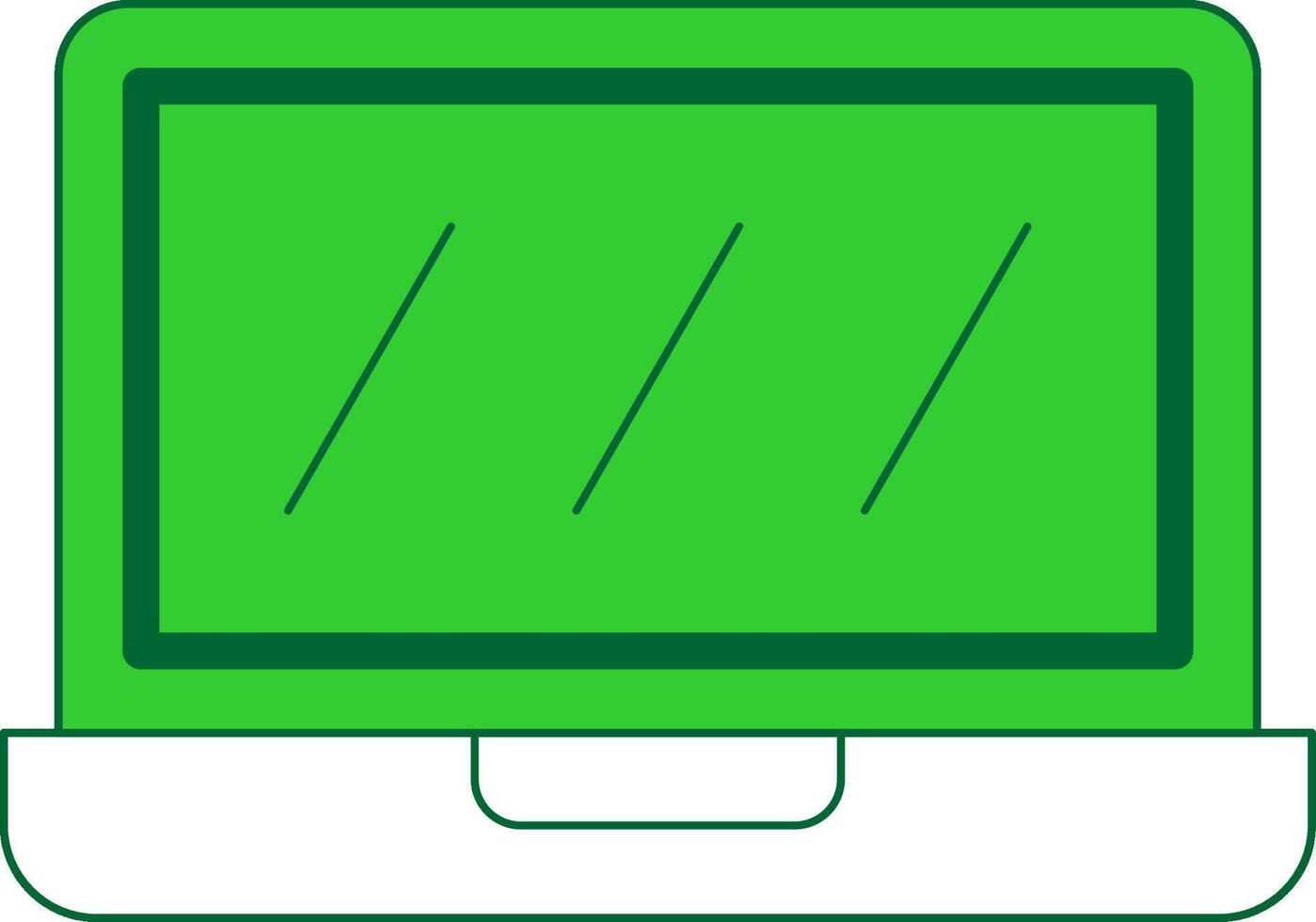 Laptop Colorful Icon vector
