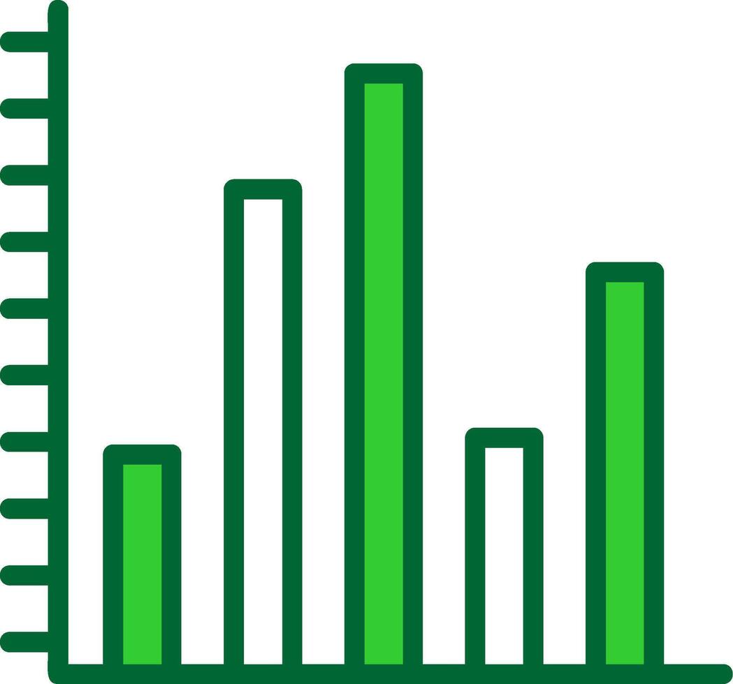 Statistics Colorful Icon vector