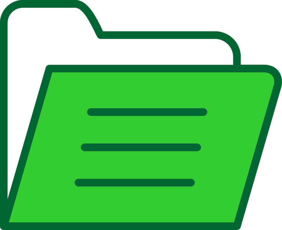 Folder Colorful Icon vector