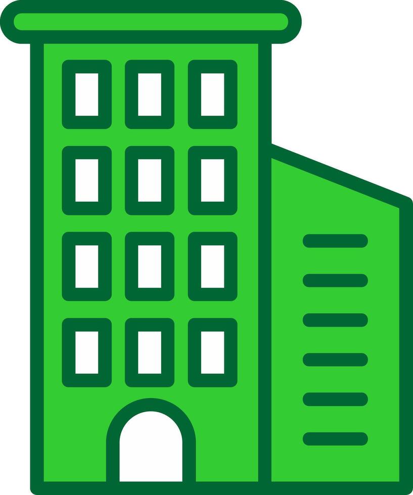 Building Colorful Icon vector