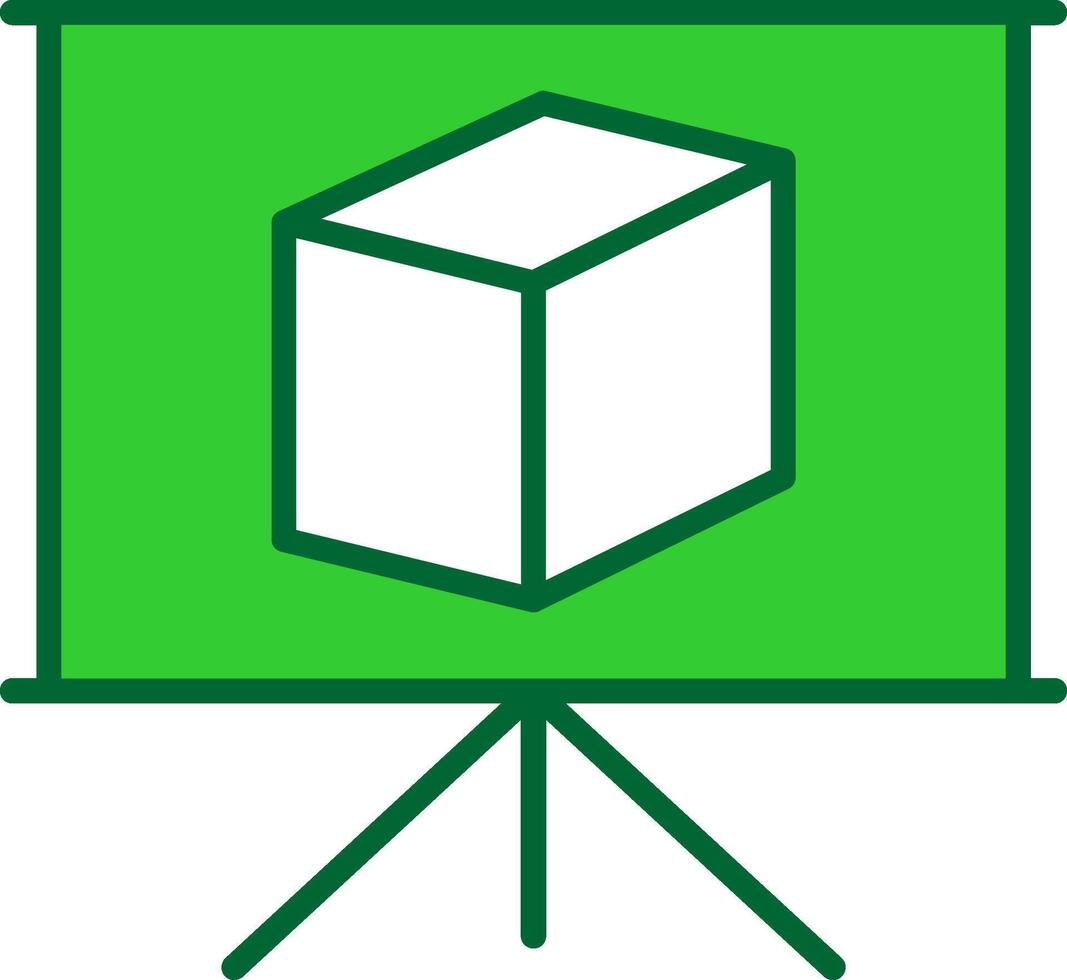 Presentation Colorful Icon vector