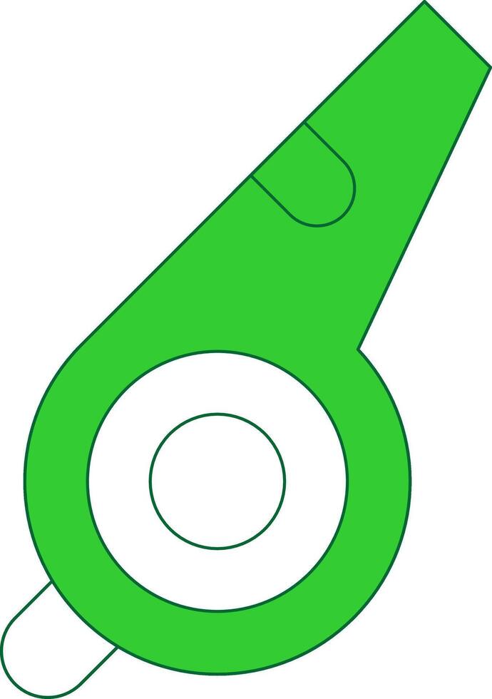 Whistle Colorful Icon vector