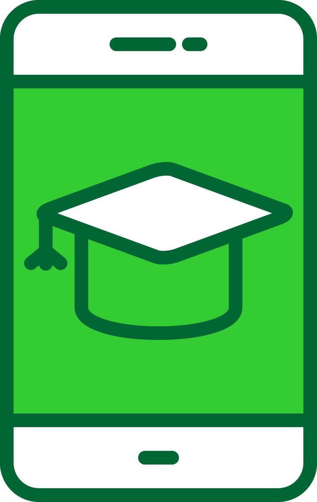 E - Learning Colorful Icon vector