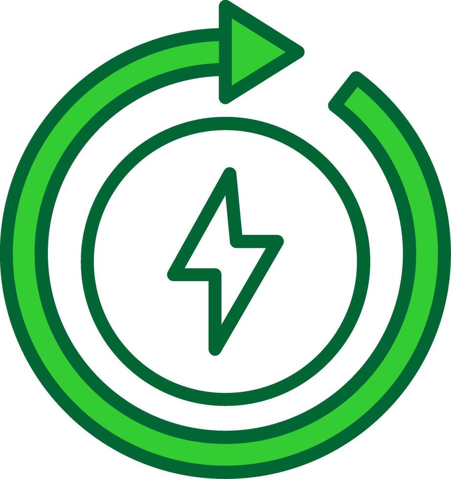 Renewable Energy Colorful Icon vector