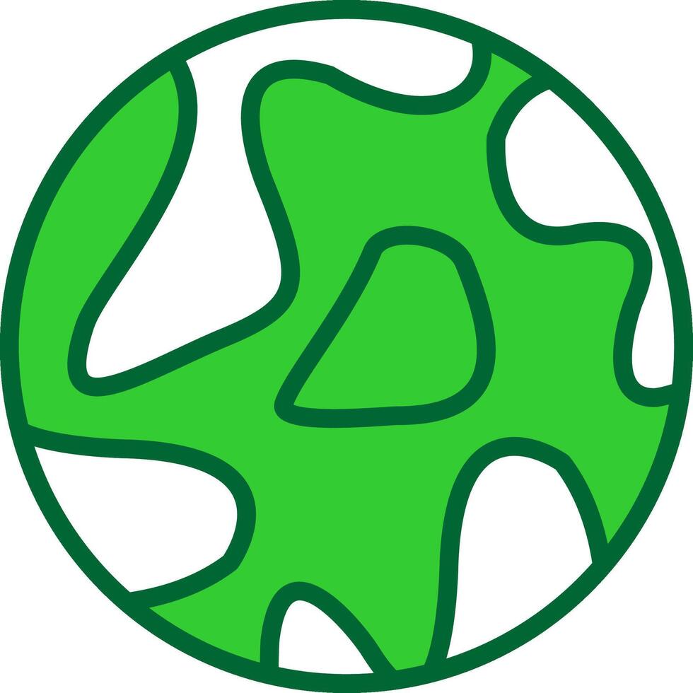 Planet Colorful Icon vector
