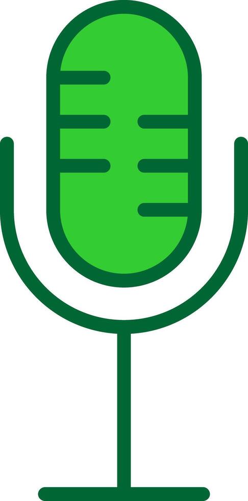 Microphone Colorful Icon vector