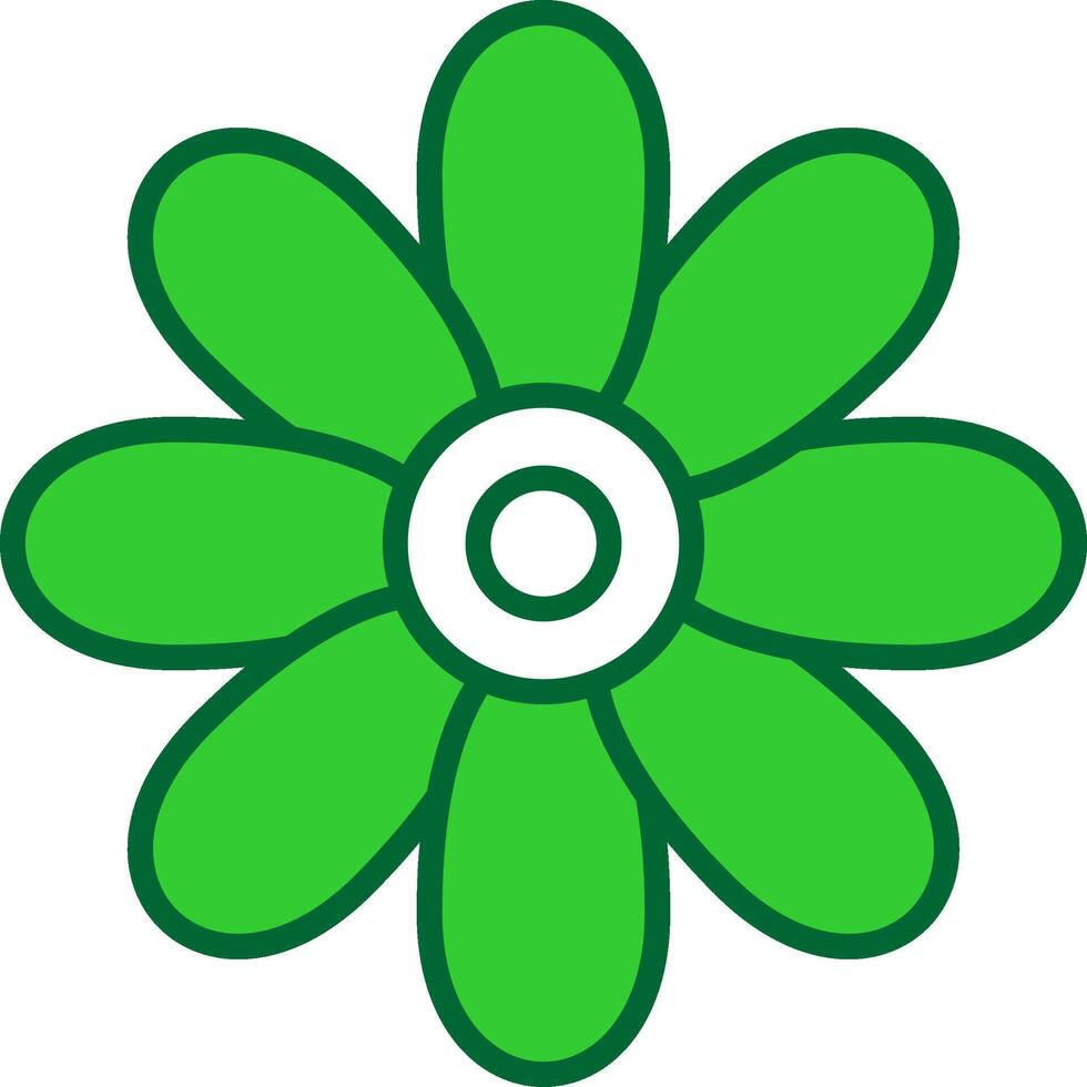 Chamomile Colorful Icon vector