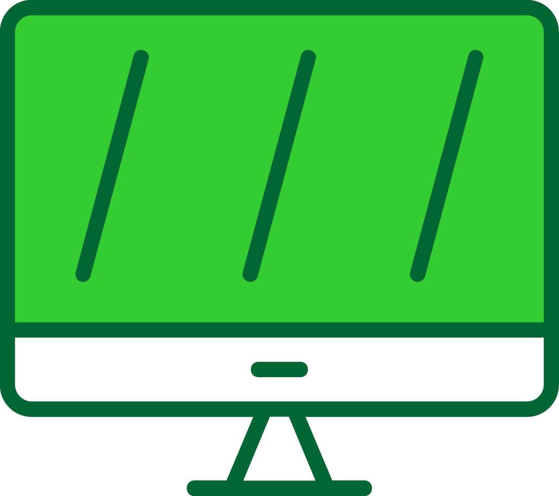 Computer Colorful Icon vector