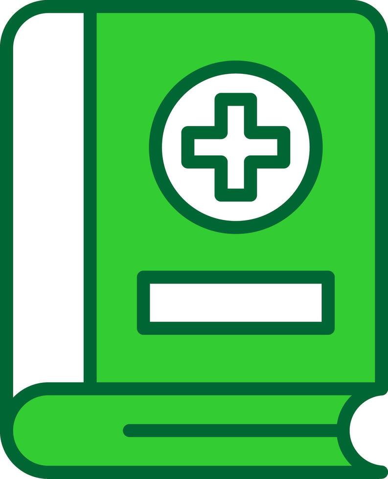 Medical Book Colorful Icon vector