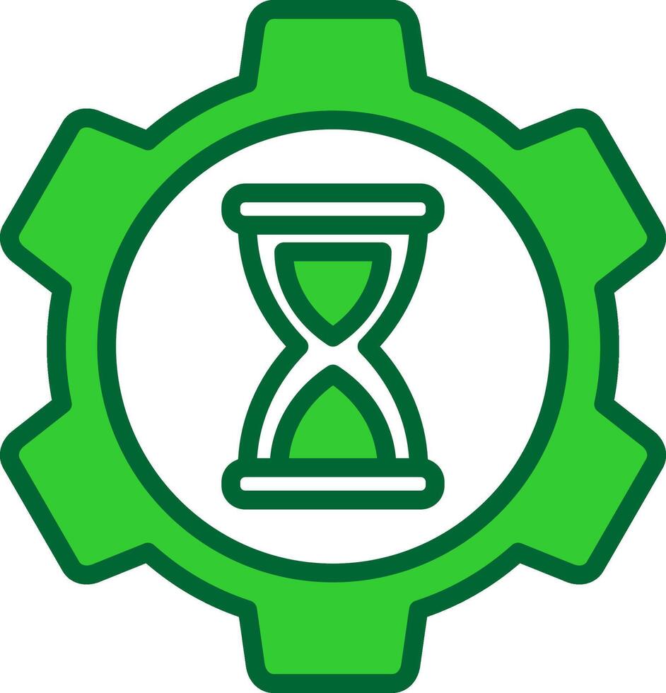 Time Management Colorful Icon vector