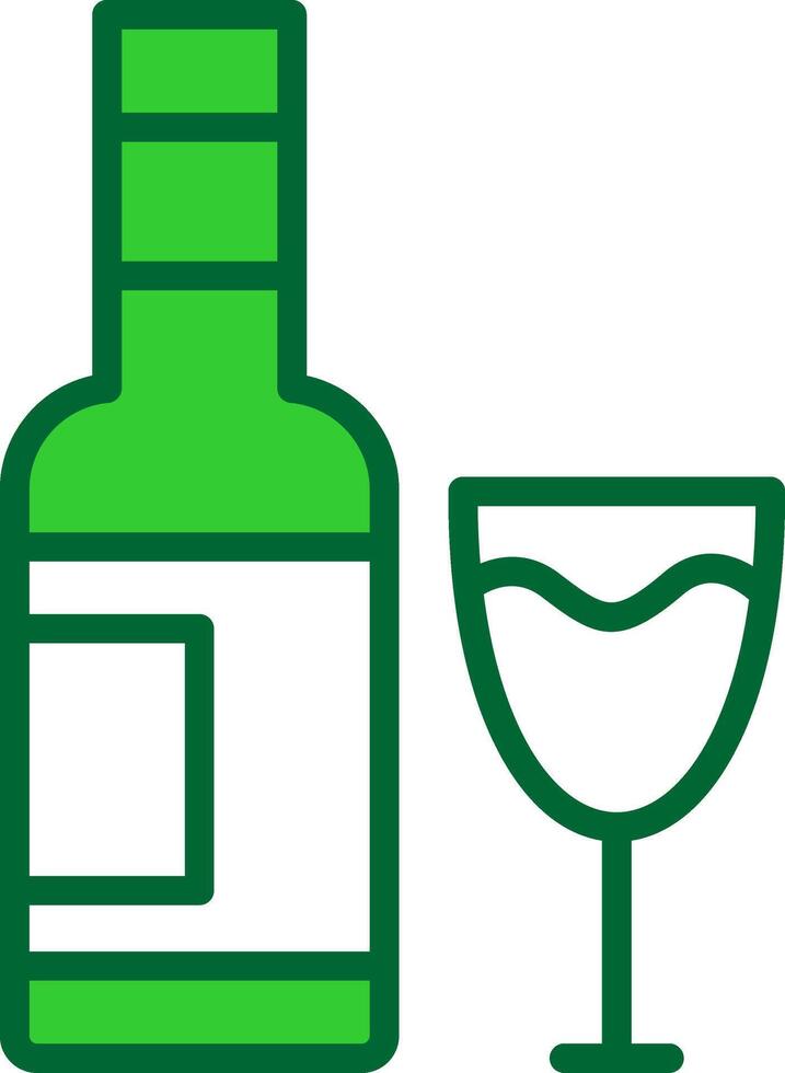 Wine Colorful Icon vector