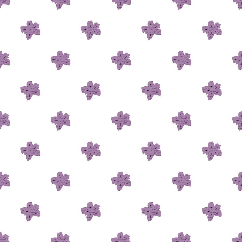 Simple Provence lavender flower pattern vector