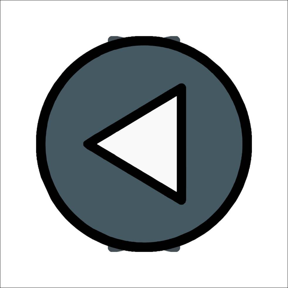 Play button icon vector