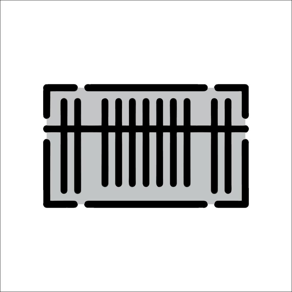 A grill icon on a white background vector