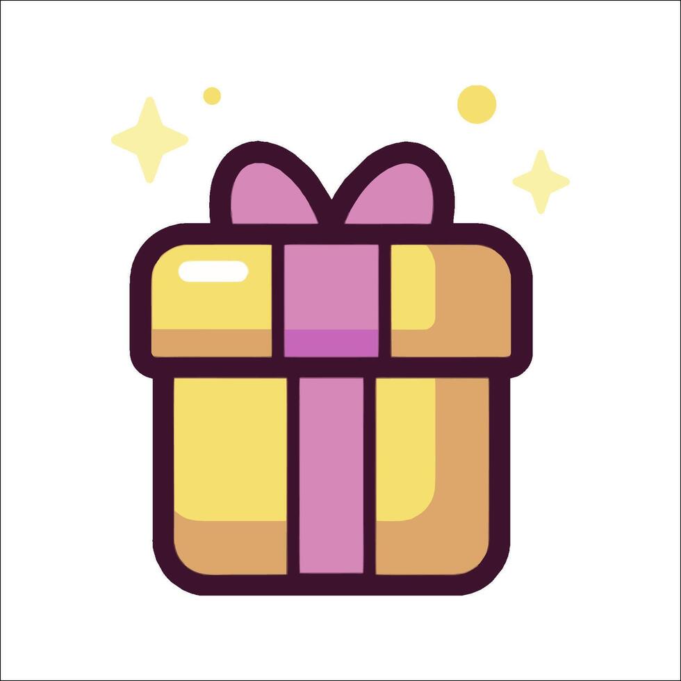 Gift icon illustration vector