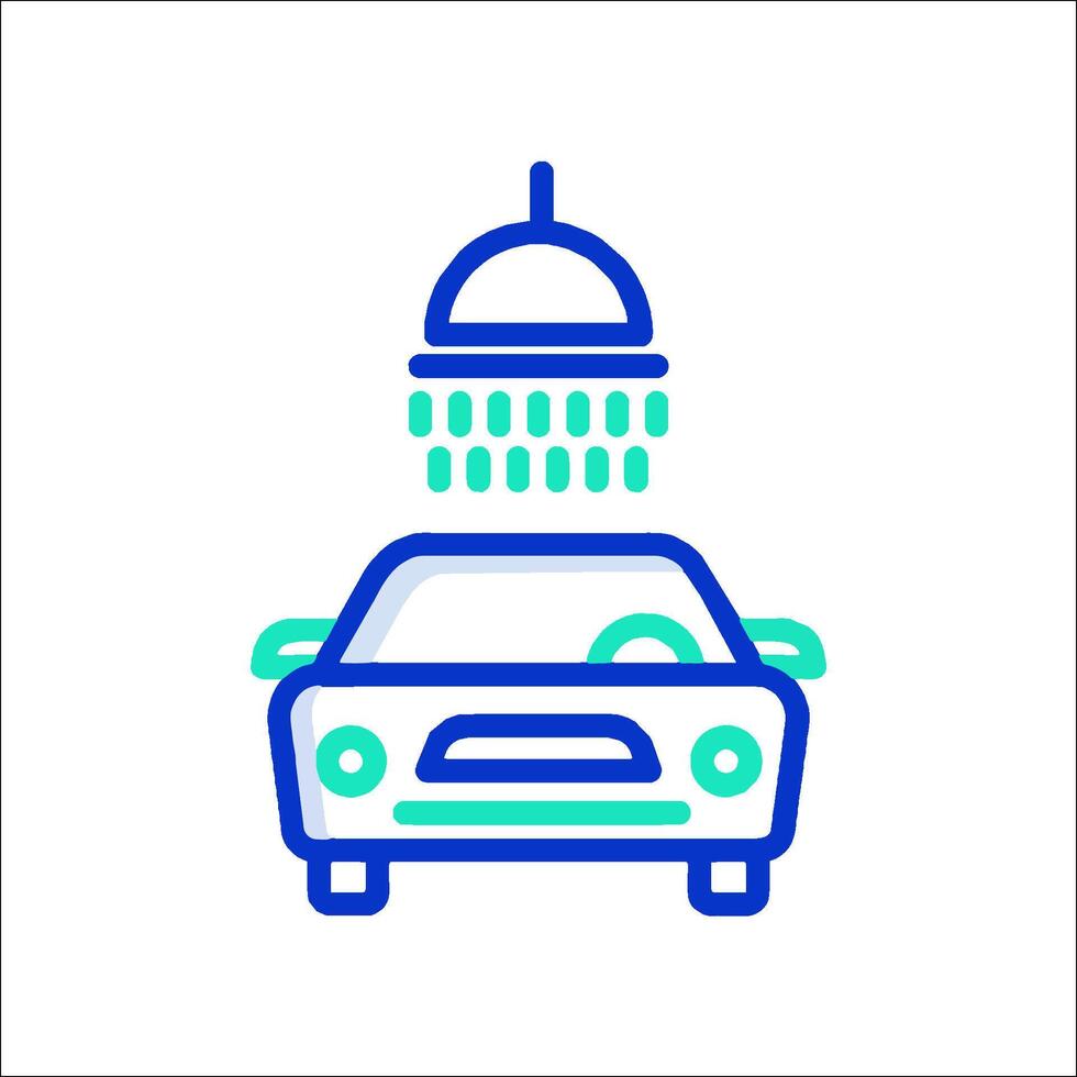 Car wash icon, illustration vector