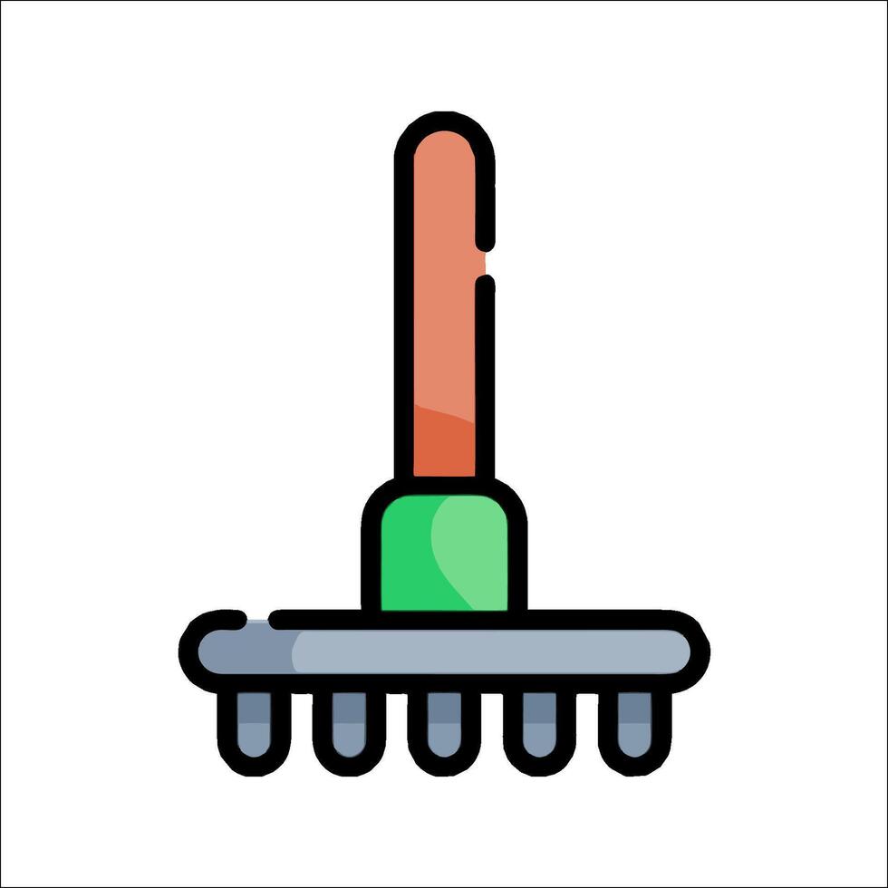 A brush icon on a white background vector