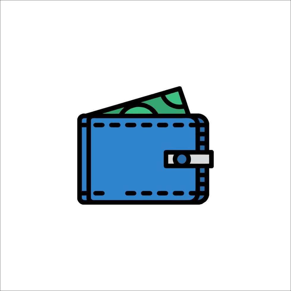 Wallet icon illustration vector
